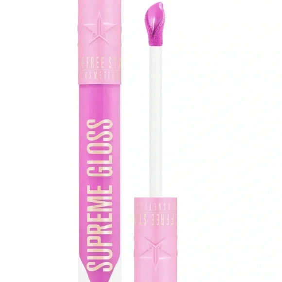 Queen Supreme Jeffree Star Supreme Gloss - 2 Available - NWT - Neon Pink - Picture 1 of 14
